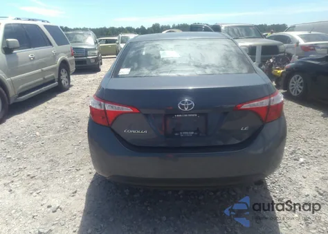 2015 Toyota Corolla Le z USA, uszkodzony, nr VIN 2T1BURHE5FC370635